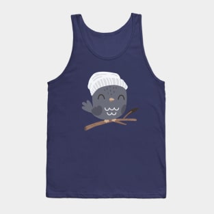 Hipster Owl Tank Top